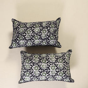 Batik Print Cotton Pillow Covers (Set of 2) 05