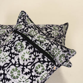 Batik Print Cotton Pillow Covers (Set of 2) 05