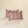 Batik Print Cotton Pillow Covers (Set of 2) 06