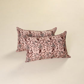Batik Print Cotton Pillow Covers (Set of 2) 06