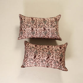 Batik Print Cotton Pillow Covers (Set of 2) 06