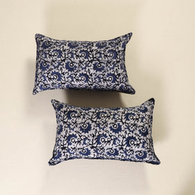 Batik Print Cotton Pillow Covers (Set of 2) 07