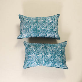 Batik Print Cotton Pillow Covers (Set of 2) 08