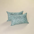 Batik Print Cotton Pillow Covers (Set of 2) 09