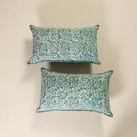 Batik Print Cotton Pillow Covers (Set of 2) 09