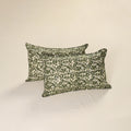 Batik Print Cotton Pillow Covers (Set of 2) 10