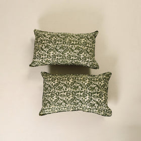 Batik Print Cotton Pillow Covers (Set of 2) 10