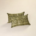 Batik Print Cotton Pillow Covers (Set of 2) 11