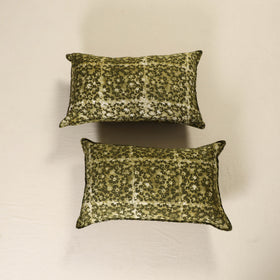 Batik Print Cotton Pillow Covers (Set of 2) 11