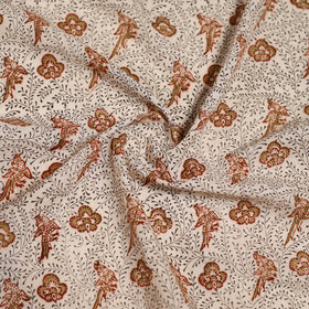 Pedana Hand Block Print Natural Dyed Cotton Kalamkari Scarf 86