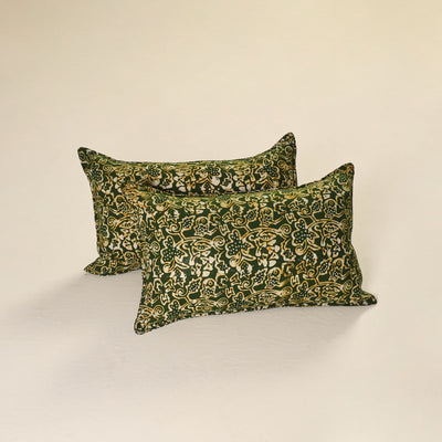 Batik Print Cotton Pillow Covers (Set of 2) 13