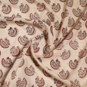 Pedana Hand Block Print Natural Dyed Cotton Kalamkari Scarf 85