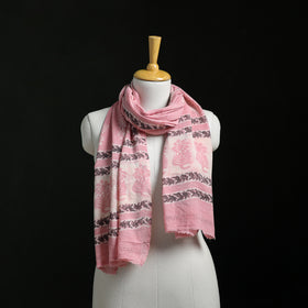 Pure Merino Wool Hand Block Akola Print Stole 02