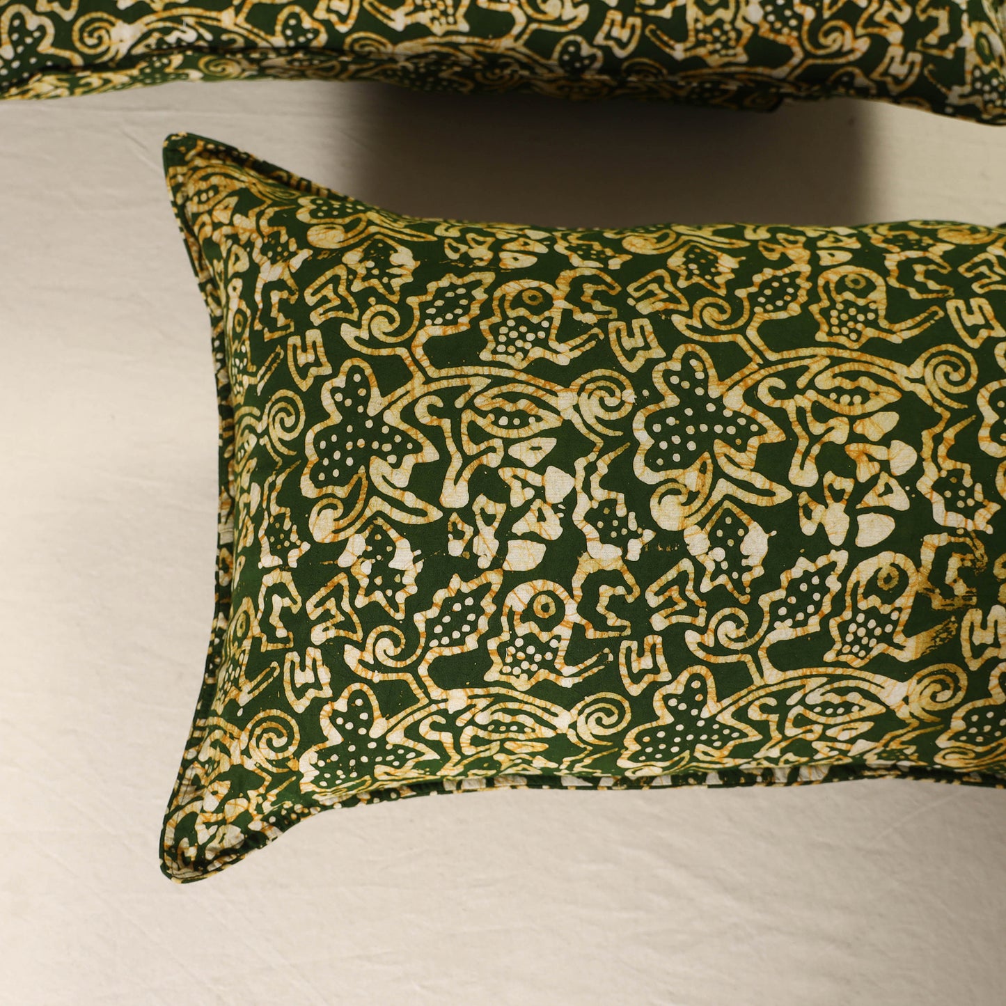 Batik Print Cotton Pillow Covers (Set of 2) 13