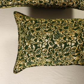 Batik Print Cotton Pillow Covers (Set of 2) 13
