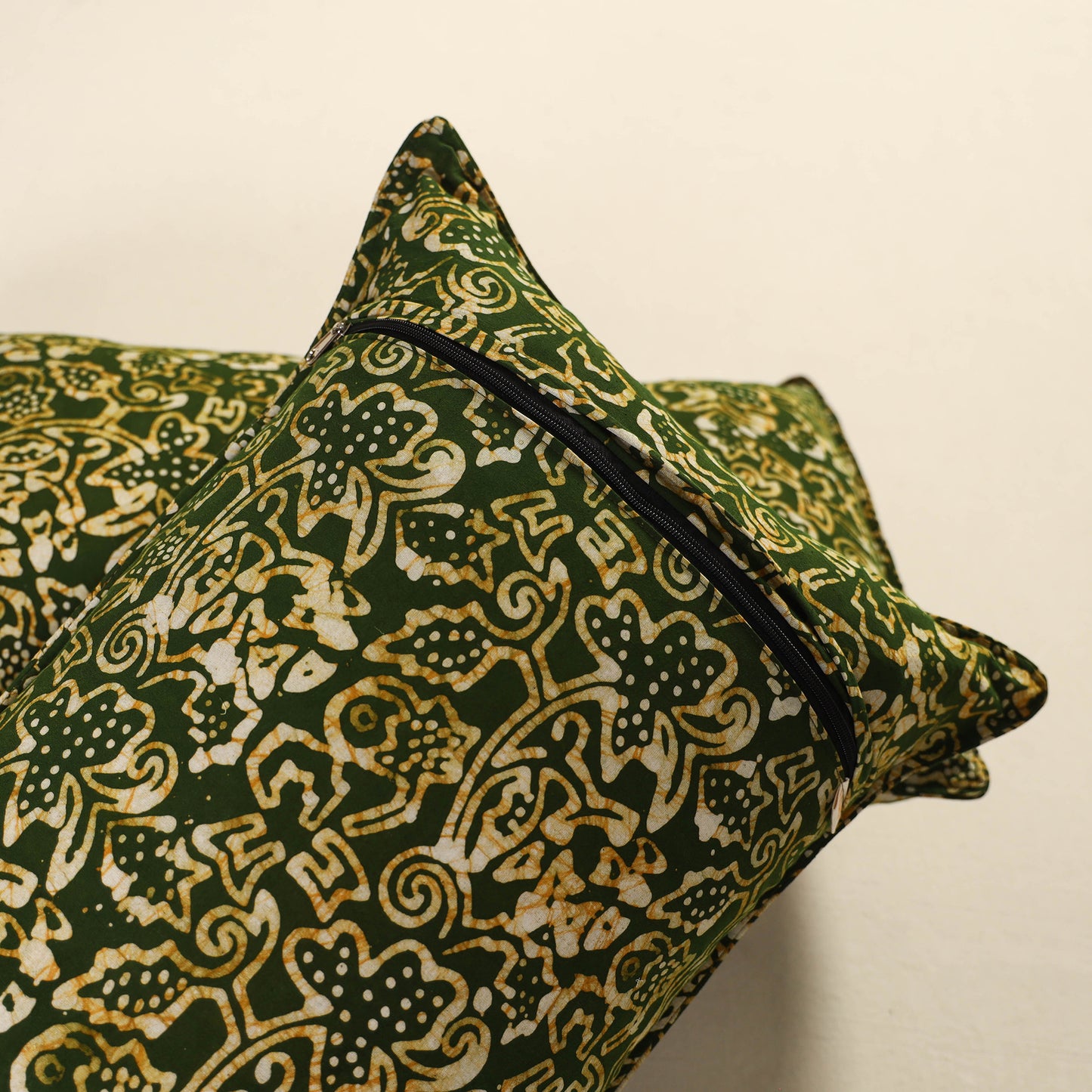 Batik Print Cotton Pillow Covers (Set of 2) 13