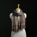 Pure Merino Wool Hand Block Akola Print Stole 06