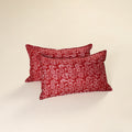 Batik Print Cotton Pillow Covers (Set of 2) 14