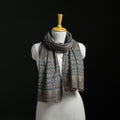 Pure Merino Wool Hand Block Akola Print Stole 09