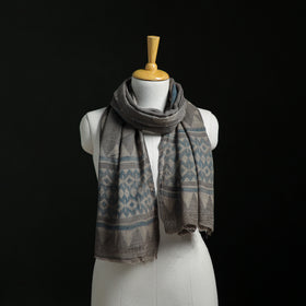 Pure Merino Wool Hand Block Akola Print Stole 09