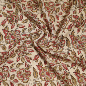 Pedana Hand Block Print Natural Dyed Cotton Kalamkari Scarf 82