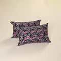Batik Print Cotton Pillow Covers (Set of 2) 15