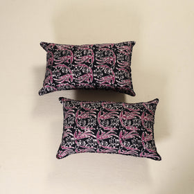 Batik Print Cotton Pillow Covers (Set of 2) 15