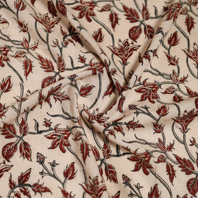 Pedana Hand Block Print Natural Dyed Cotton Kalamkari Scarf 80