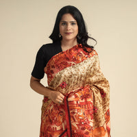 Kantha Embroidery Saree