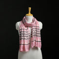 Pure Merino Wool Hand Block Akola Print Stole 17