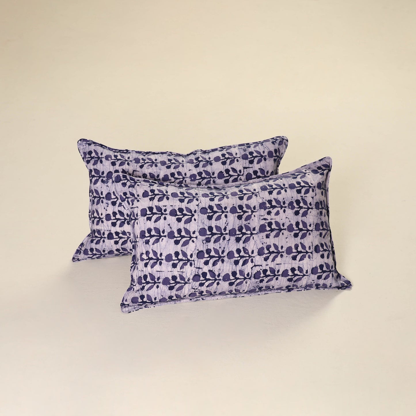Batik Print Cotton Pillow Covers (Set of 2) 16