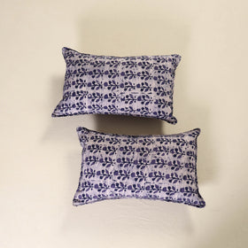 Batik Print Cotton Pillow Covers (Set of 2) 16