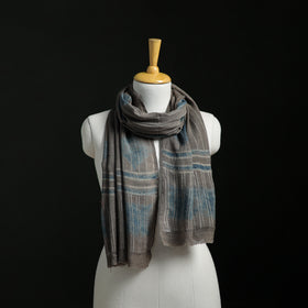 Pure Merino Wool Hand Block Akola Print Stole 20