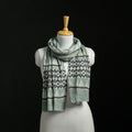 Pure Merino Wool Hand Block Akola Print Stole 21