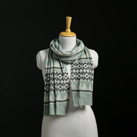 Pure Merino Wool Hand Block Akola Print Stole 21