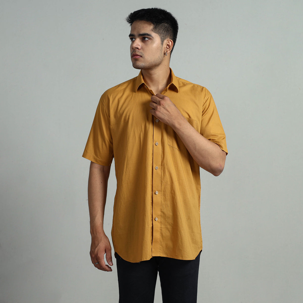 Plain Cotton Shirt