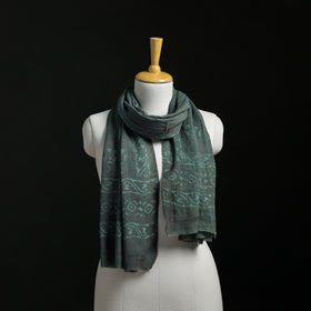 Pure Merino Wool Hand Block Akola Print Stole 28