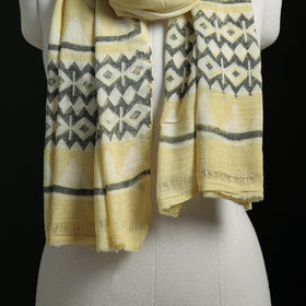 Pure Merino Wool Hand Block Akola Print Stole 29