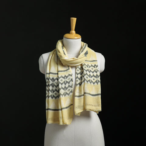 Pure Merino Wool Hand Block Akola Print Stole 29