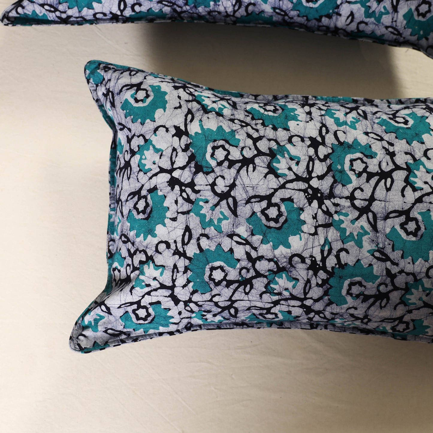 Batik Print Cotton Pillow Covers (Set of 2) 18