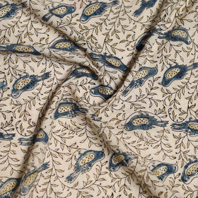 Pedana Hand Block Print Natural Dyed Cotton Kalamkari Scarf 74