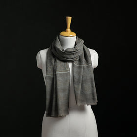 Pure Merino Wool Hand Block Akola Print Stole 31