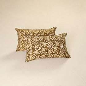 Batik Print Cotton Pillow Covers (Set of 2) 19
