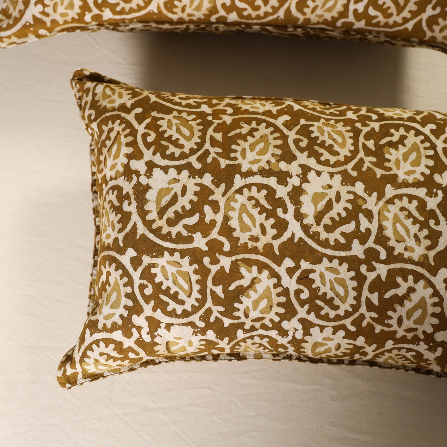 Batik Print Cotton Pillow Covers (Set of 2) 19