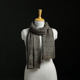 Pure Merino Wool Hand Block Akola Print Stole 34
