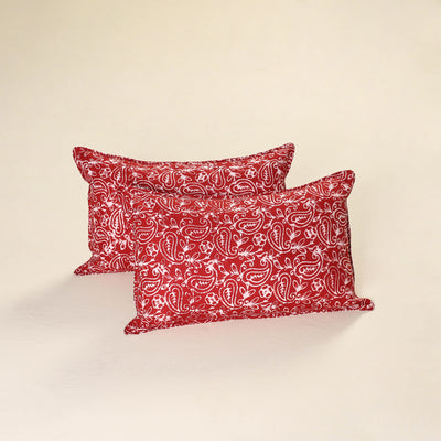 Batik Print Cotton Pillow Covers (Set of 2) 20