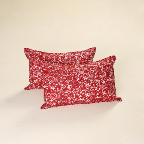 Batik Print Cotton Pillow Covers (Set of 2) 20