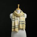 Pure Merino Wool Hand Block Akola Print Stole 40