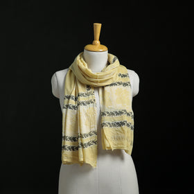 Pure Merino Wool Hand Block Akola Print Stole 40