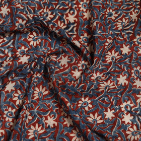 Pedana Hand Block Print Natural Dyed Cotton Kalamkari Scarf 70